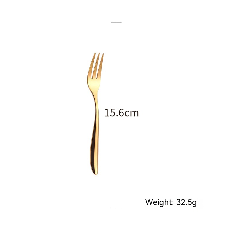 Golden Tea Fork