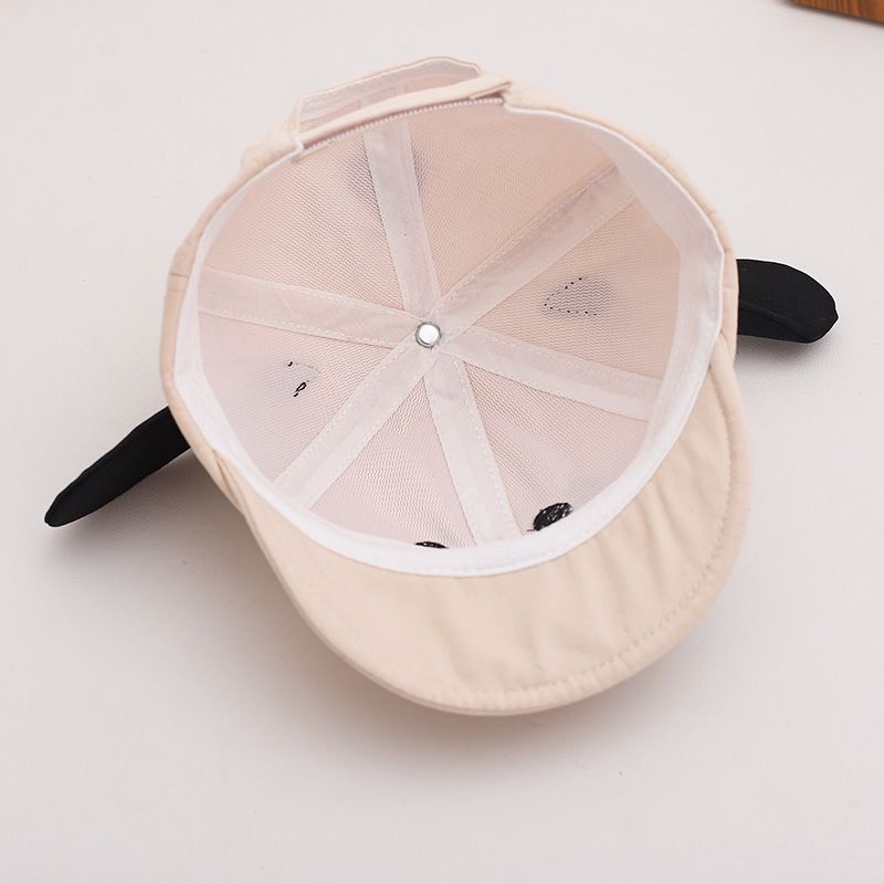 Baby Three-dimensional Drooping-eared Puppy Soft Brimmed Baseball Cap Cute Cartoon Crying Face Puppy Casual Sun Hat 4