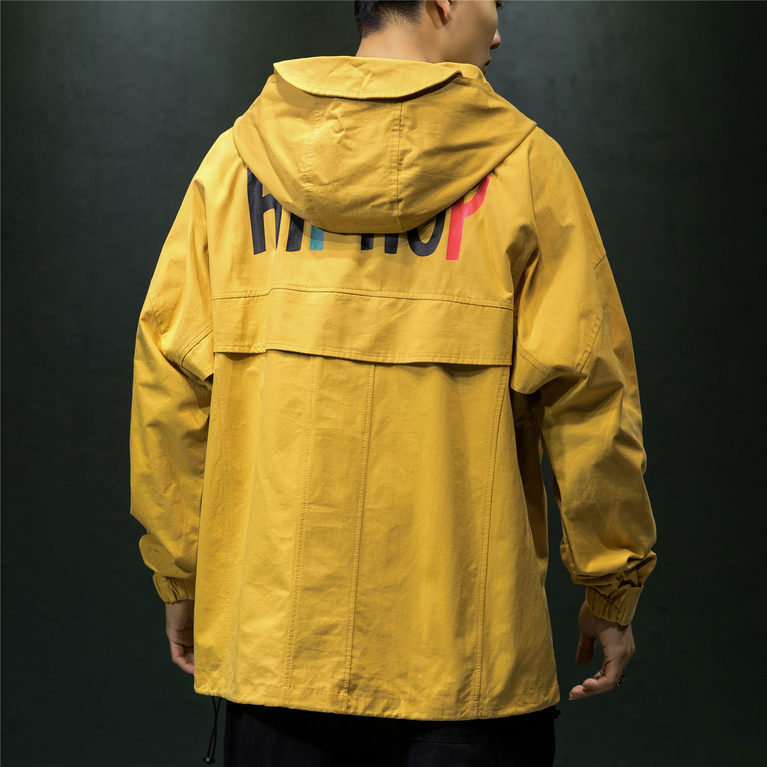 Title 8, Oversized hooded loose jacket