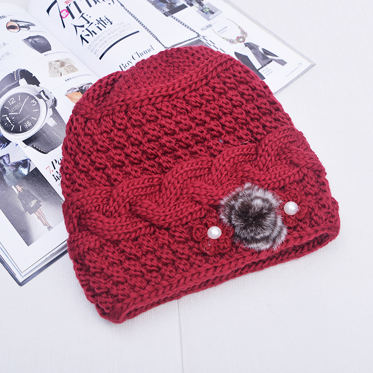 Plush Warm Mother In Law Knitted Hat