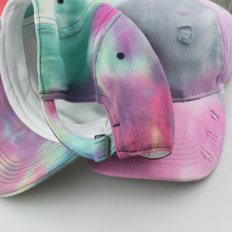 Title 8, Casquette de baseball tie-dye à trous colorés d...