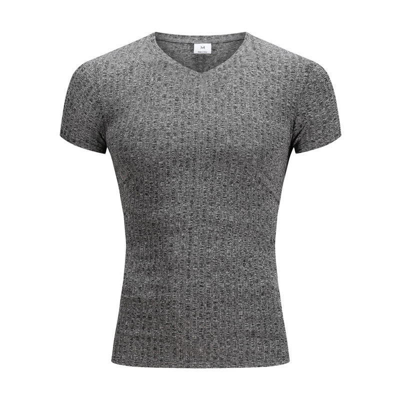 Title 13, Heren casual sport T-shirt met V-hals en korte ...