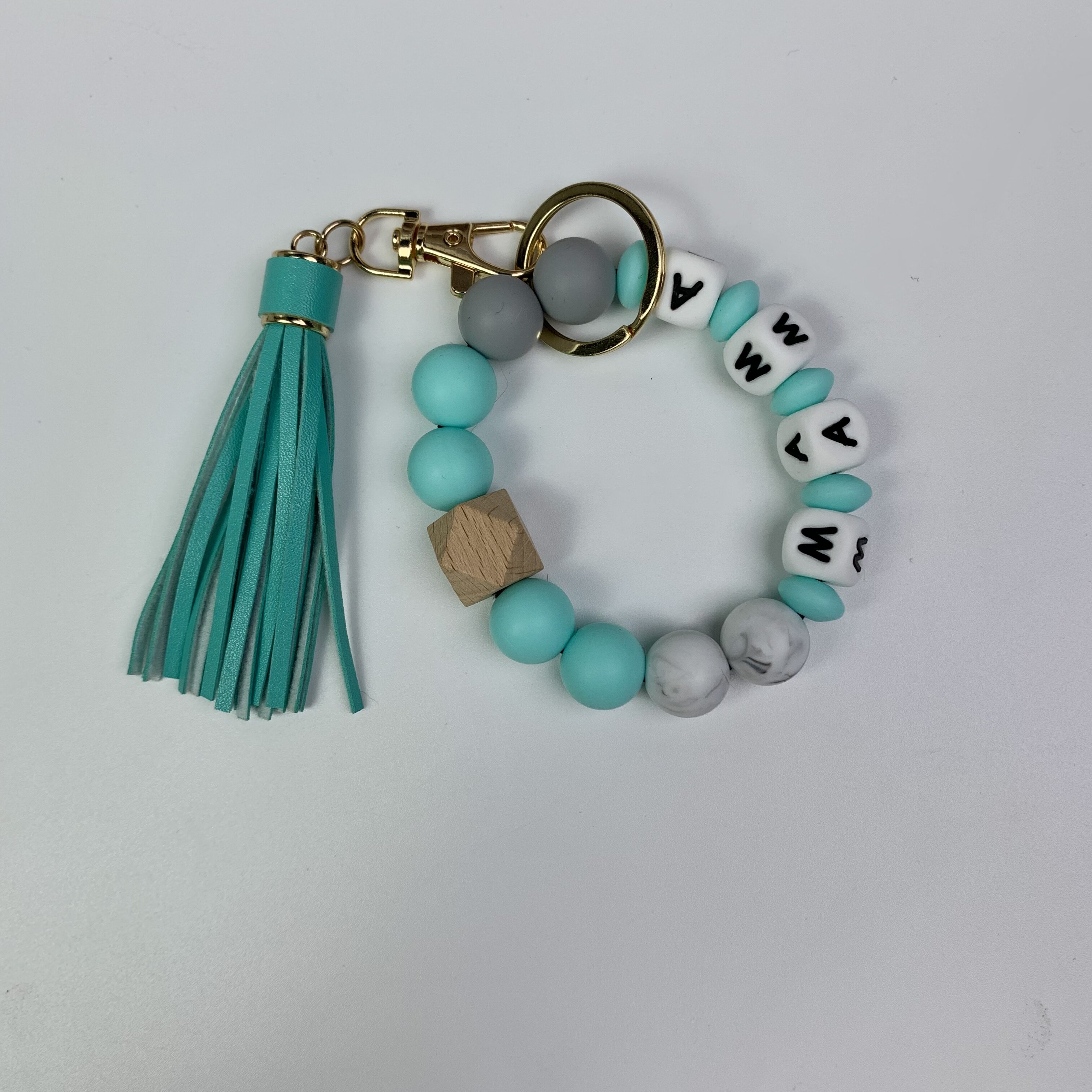 Hair Ball Lipstick Bag Bracelet Bracelet Key Chain Set