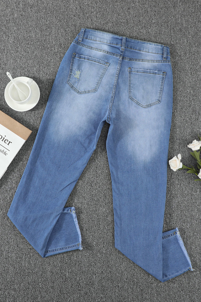 Title 6, European and American Washed Jeans for Women Co...