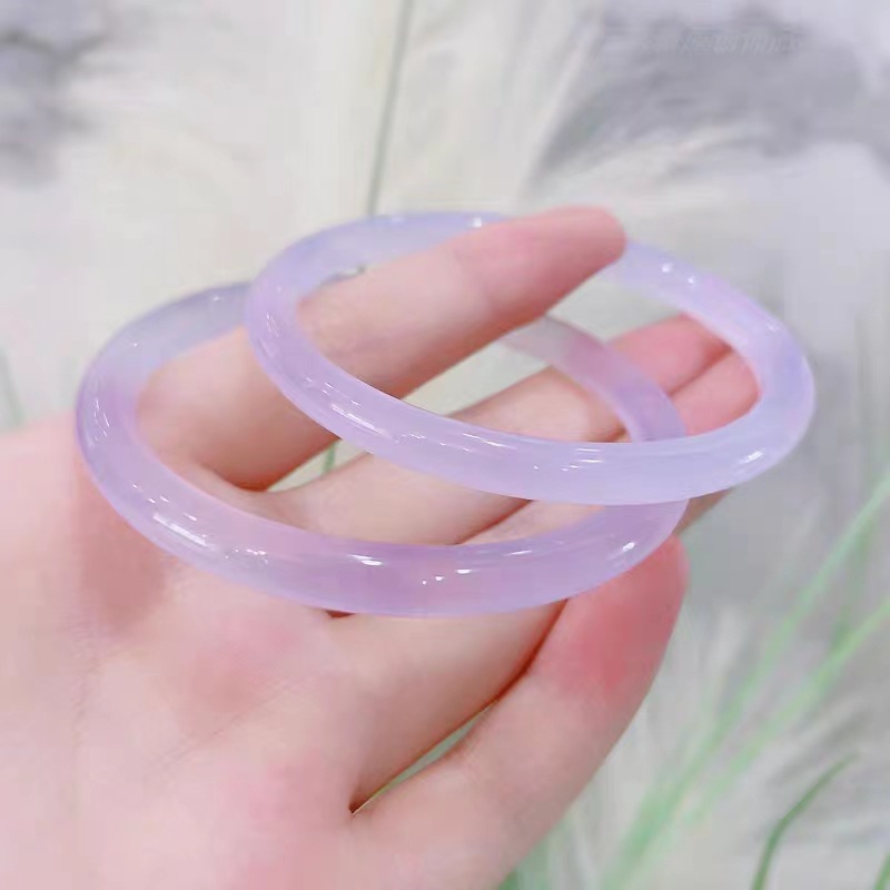 Title 3, Violet Chalcedony Bracelet Changchun Color Beauty