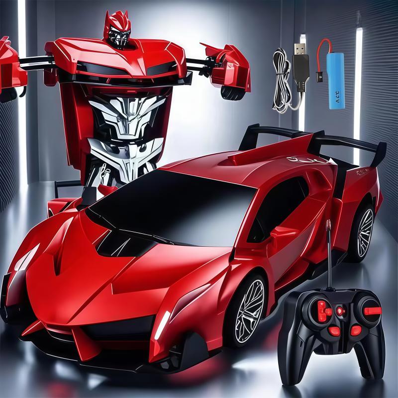 One-Touch Transforming Robot Car Educational Toy With Lights, Sound, Stunt Features, And Omnidirectional Movement,Self-pickup Only. — foto 5
