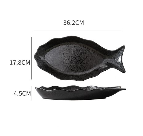 The fish dish boast is black