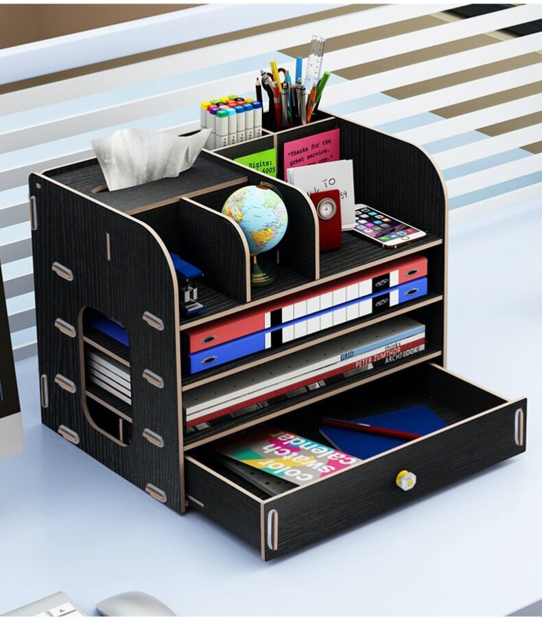 Office Desk Dormitory Desktop Storage Rack - Image 6