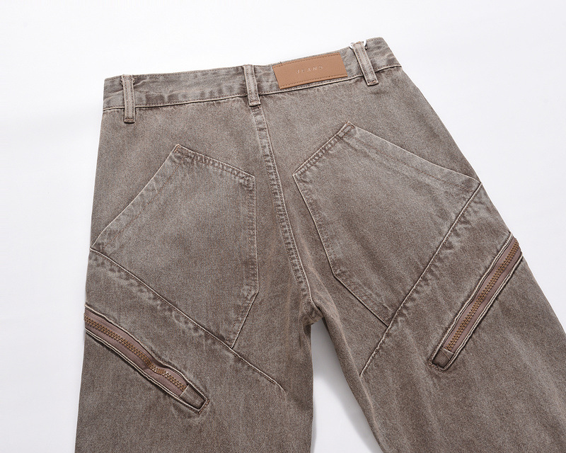 Title 4, Slim-fit skinny jeans met gesplitste rits