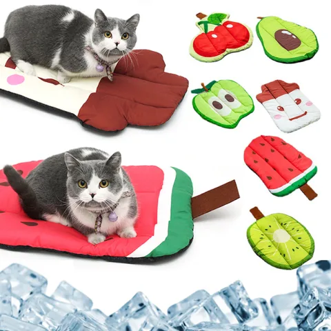 Dog Cooling Mat Pet Beds Cat Rug Ice Silk