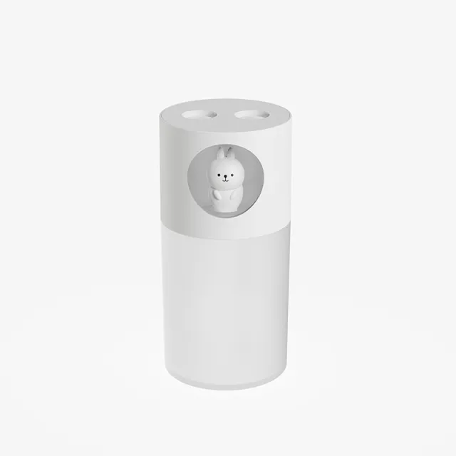 Small Desktop Cute Pet Double Spray Humidifier White - Shop at LoveMi