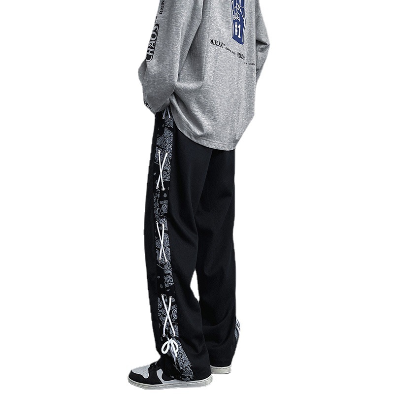 Men's Winter High Street Cashew Flower Overalls