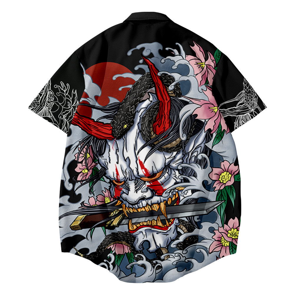 Title 5, Prajna Evil Series Herren-Shirt mit Print, lock...