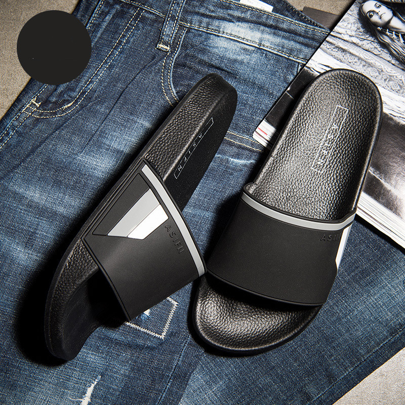 Fashion Home Indoor Bathroom Non-slip Wear-resistant Soft Bottom Couple Sandals And Slippers