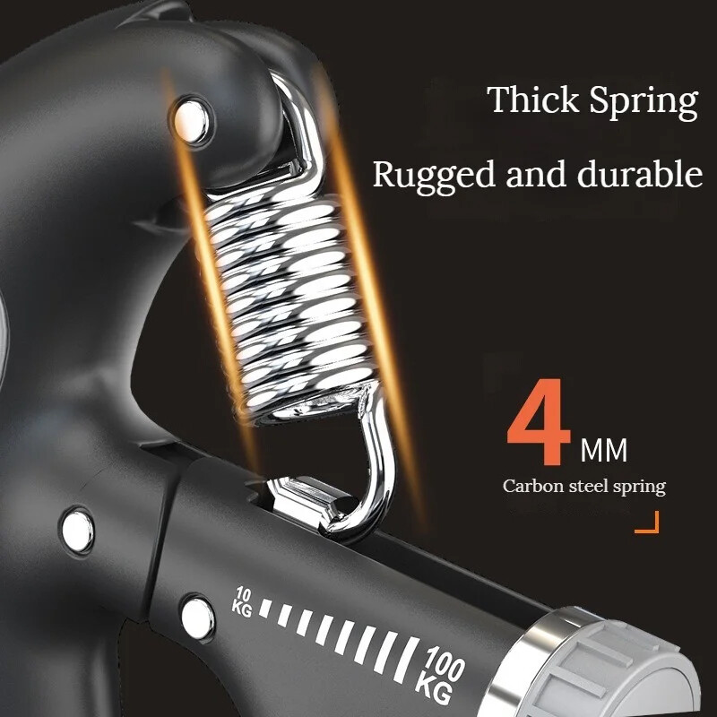 Sport 10-100 Kg Hand Grip Strengthener Adjustable Forearm Wrist Finger Trainer — image 4