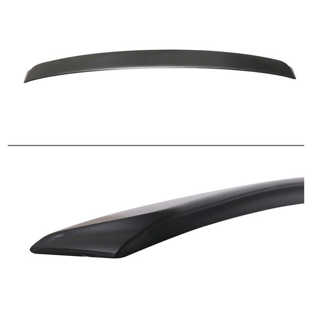 For H Onda 06-15 Civic Sedan ABS Rear Window Roof Spoiler Wing Unpainted Black