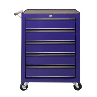 5 Drawer Rolling Tool Chest, Steel Storage For Garage And Workshop