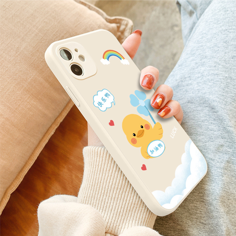 Cute Ancient White And Blue Mobile Tpu Phone Case