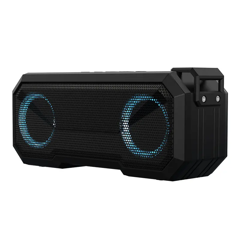 Waterproof Colorful Luminous Outdoor Wireless Speaker with Dual Speakers