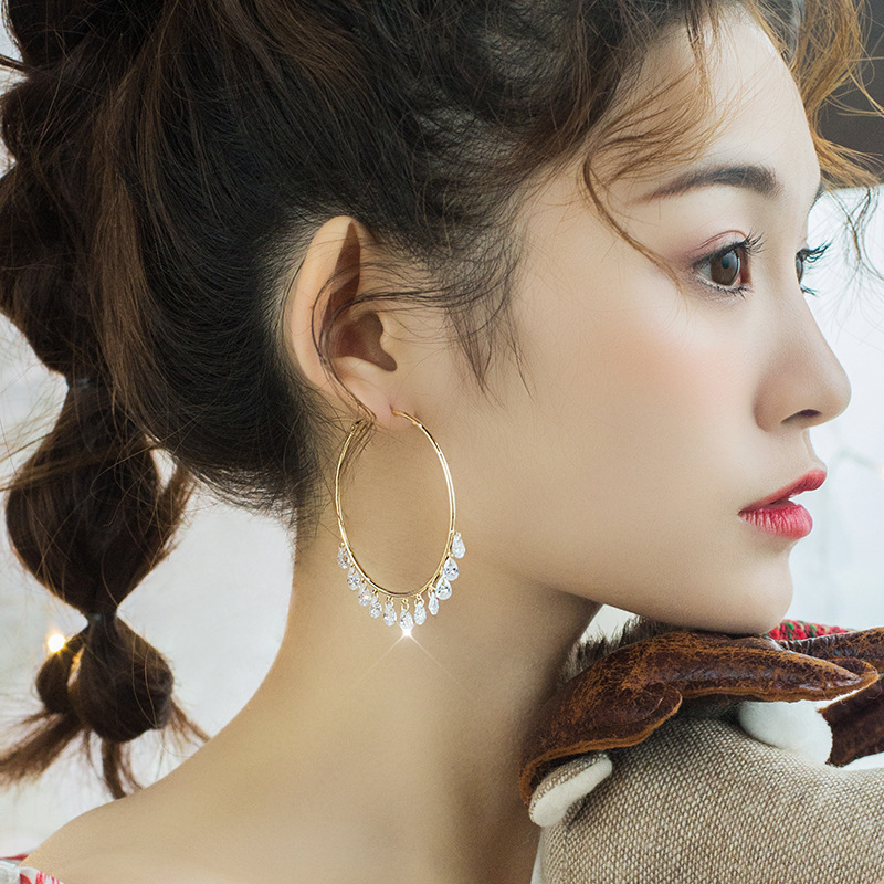 Exquisite Fairy Exaggerated Earrings Fashion High-end
