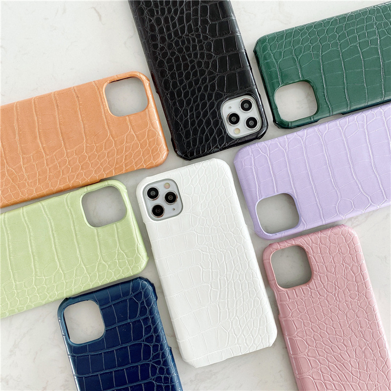 Pattern Leather Phone Case Half Hard Shell Case - Image 10