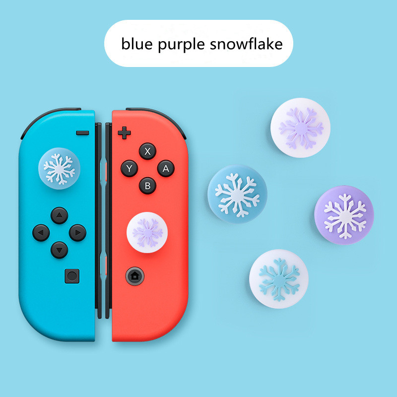 Blue purple snowflake