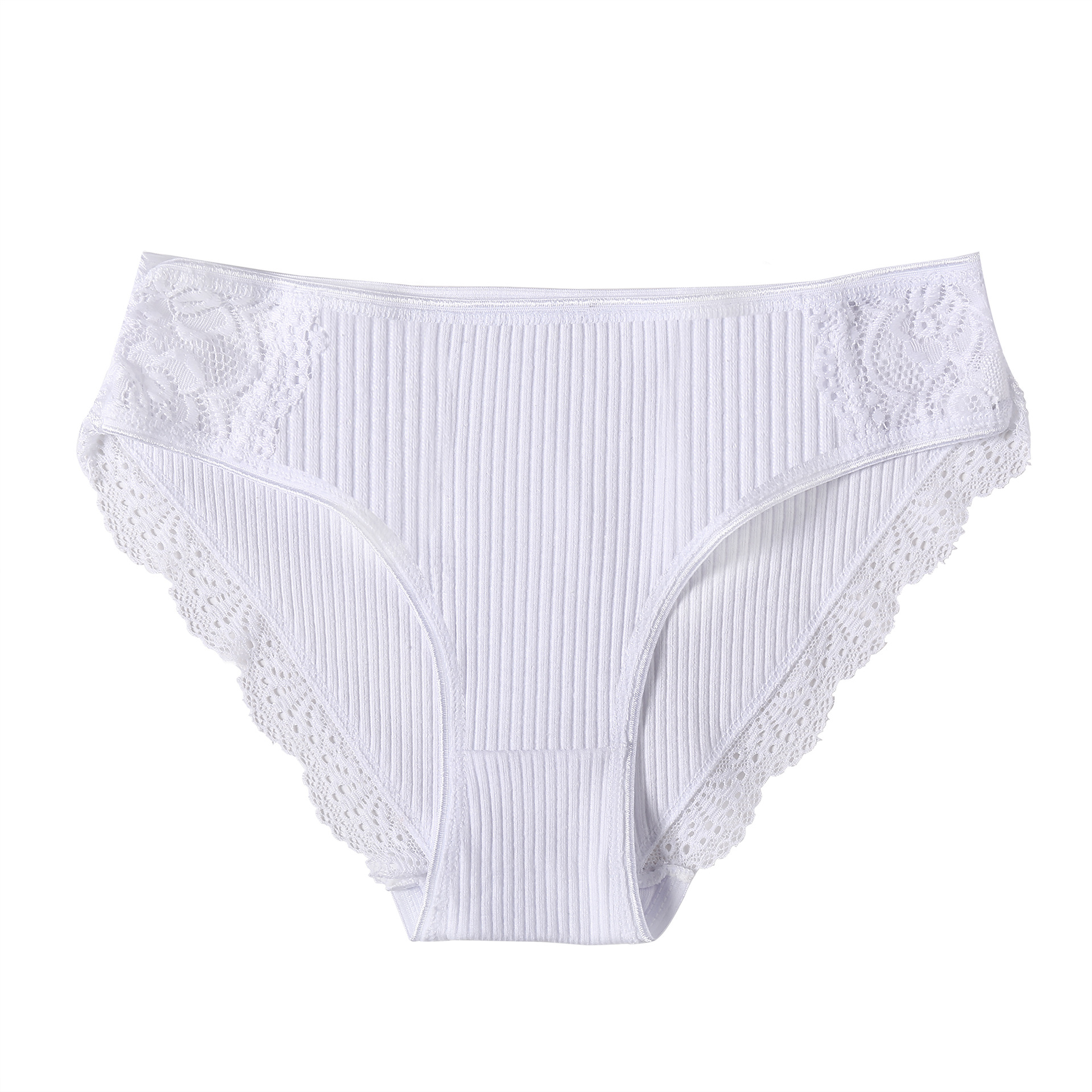 Title 5, Striped cotton lace panties for women, offering...