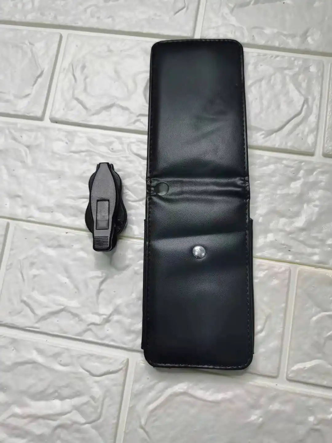 Leather Case Up And Down Protective Cover With Back Clip 120G Universal