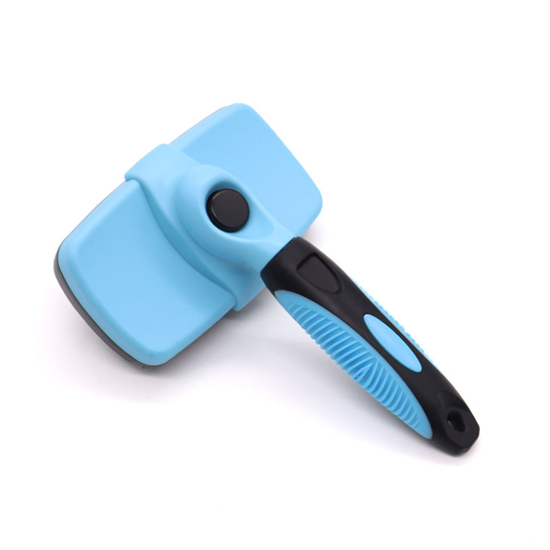 Cepillo autolimpiable tipo slicker para perros