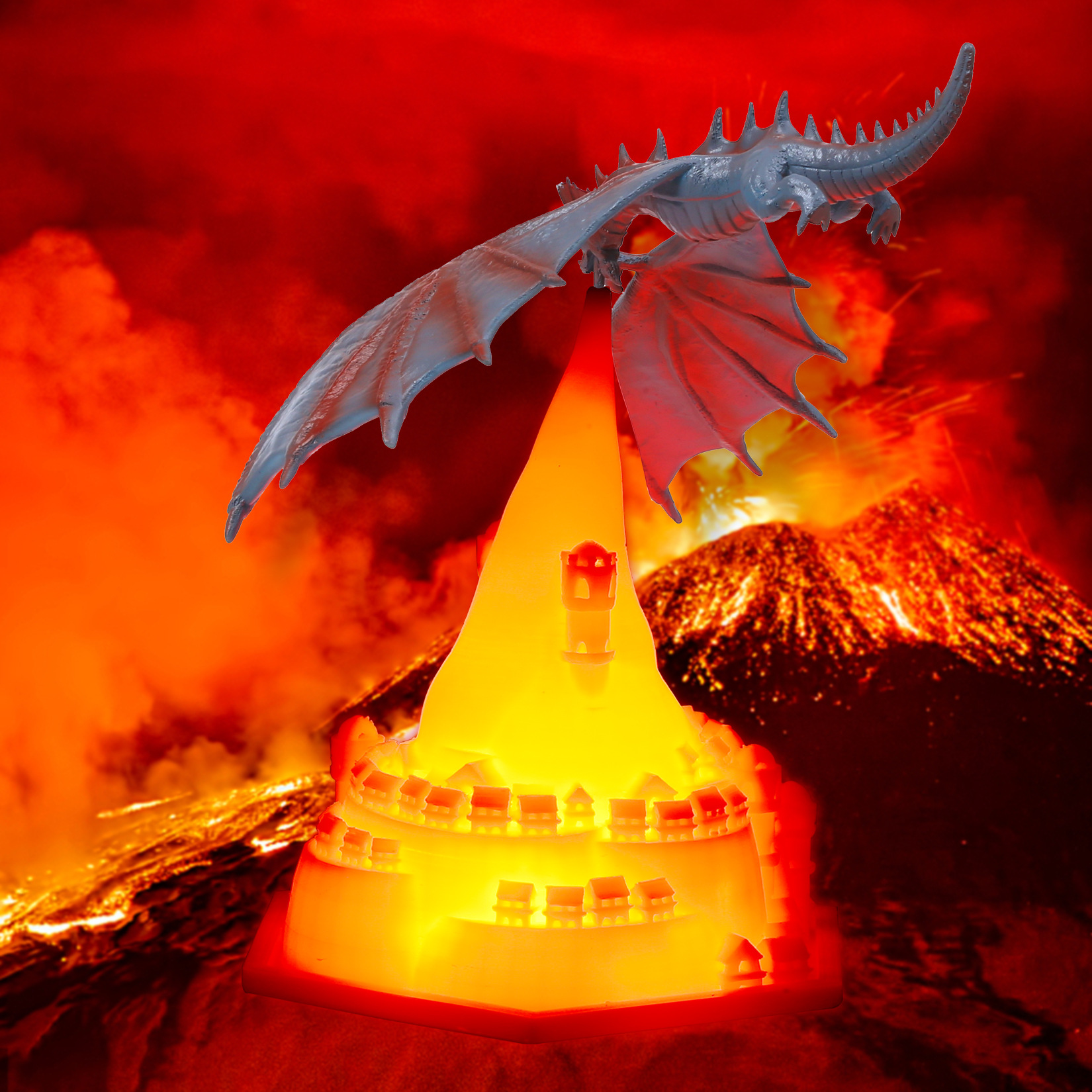 New fiery dragon