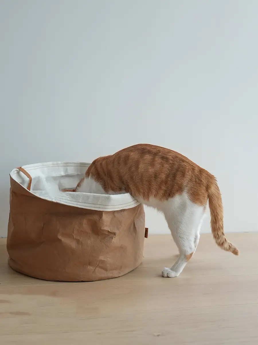 Washed Kraft Paper Bag Pet Nest