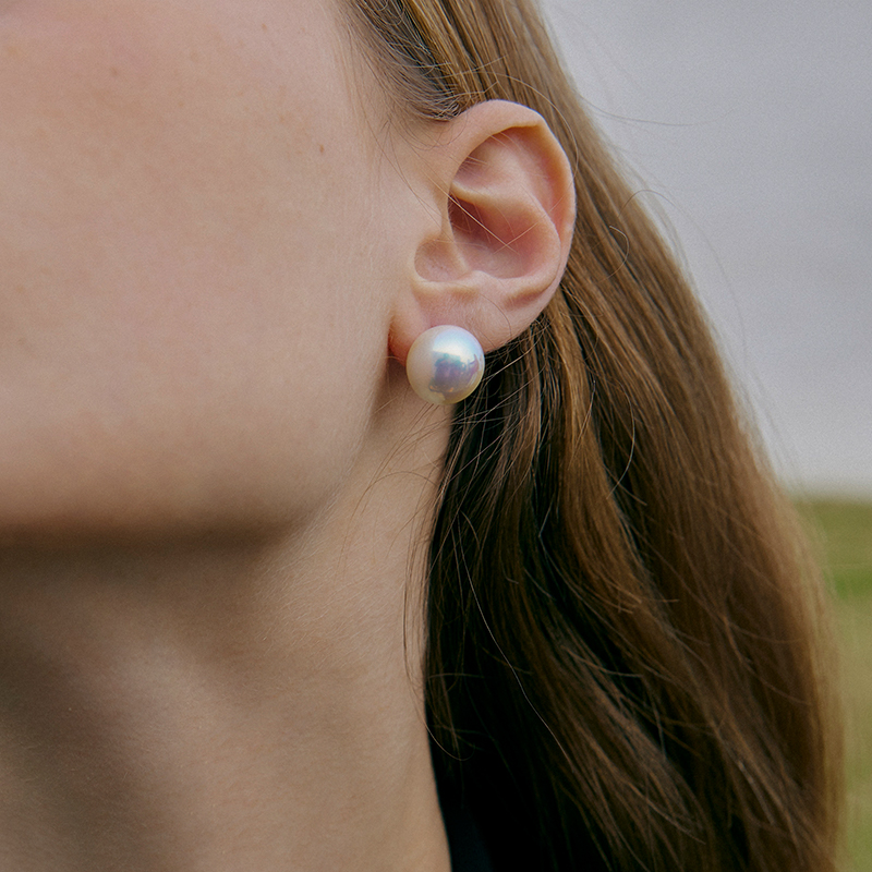 Niche Design Earrings Silver Needle Small Fragrance