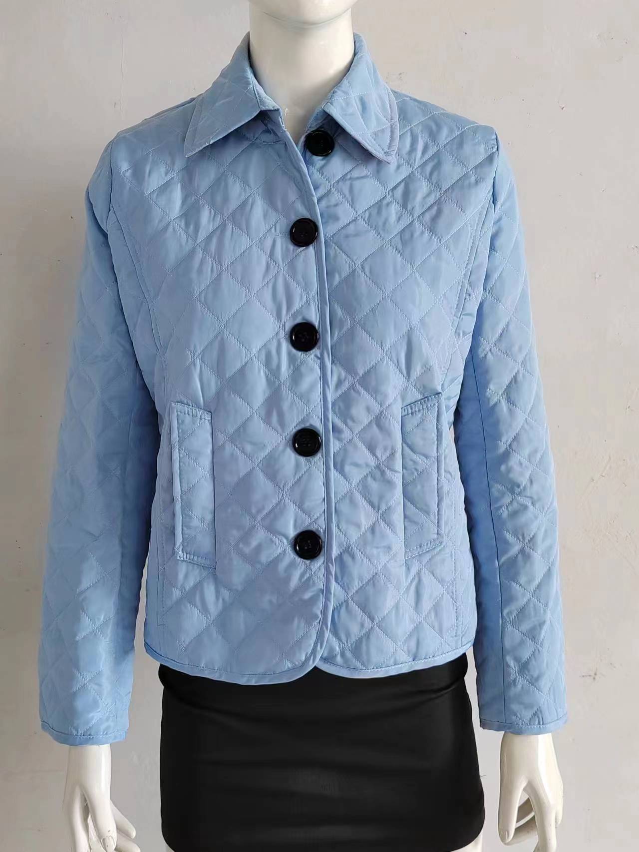 Title 5, Fashionable Elegant Lapel Cotton-padded Jacket ...