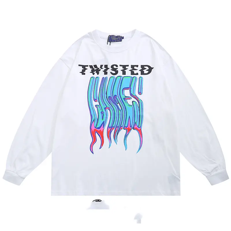 Long-sleeved Sweater Men And Women American Retro High Street Fashion Brand