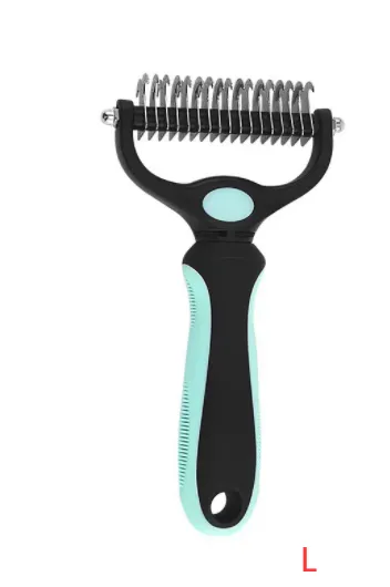 Stainless Steel Hair Removal Cleaning And Opening The Knot Comb Green - Shop at LoveMi