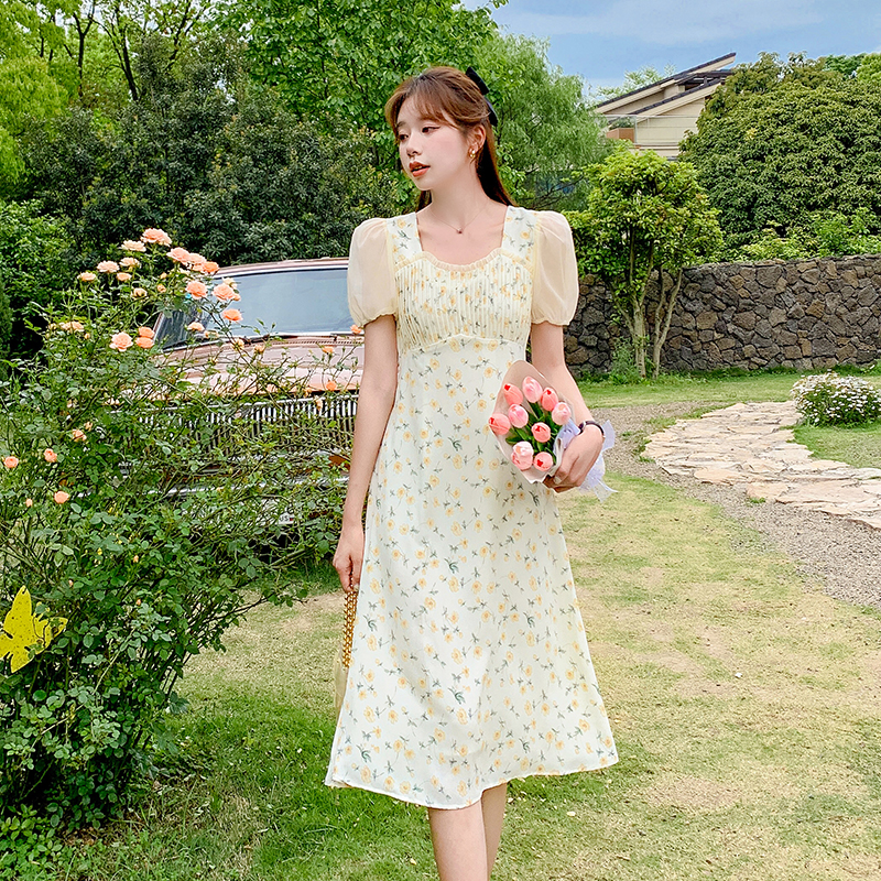 Green Long Dress For Children