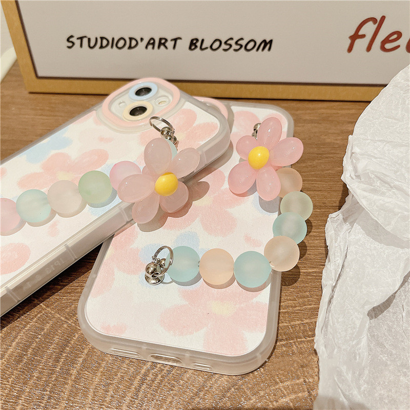 Fashion Flower Bracelet Silicone Phone Case - Image 4
