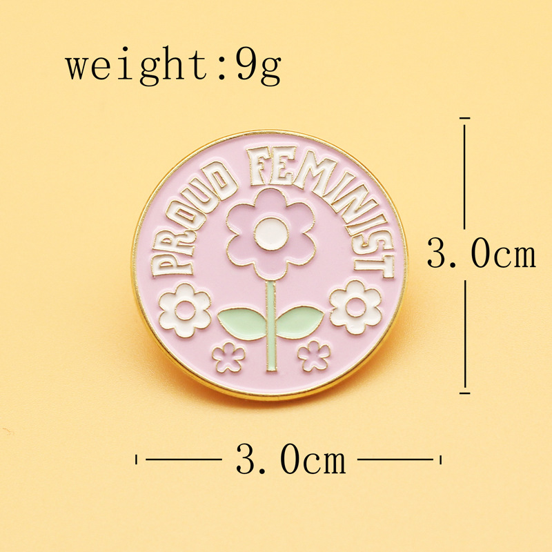 Creative Flowers Metal Enamel Cartoon Brooch — view 3