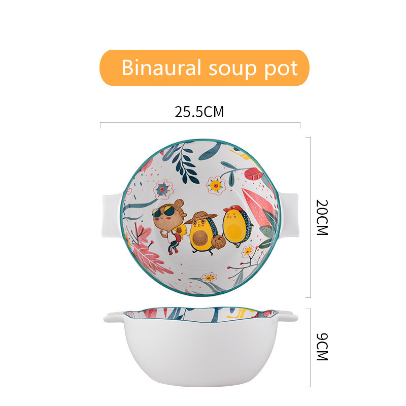 Binaural soup pot