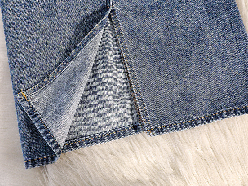 Women's Fashion Elastic High-waisted Knee-length Skirt