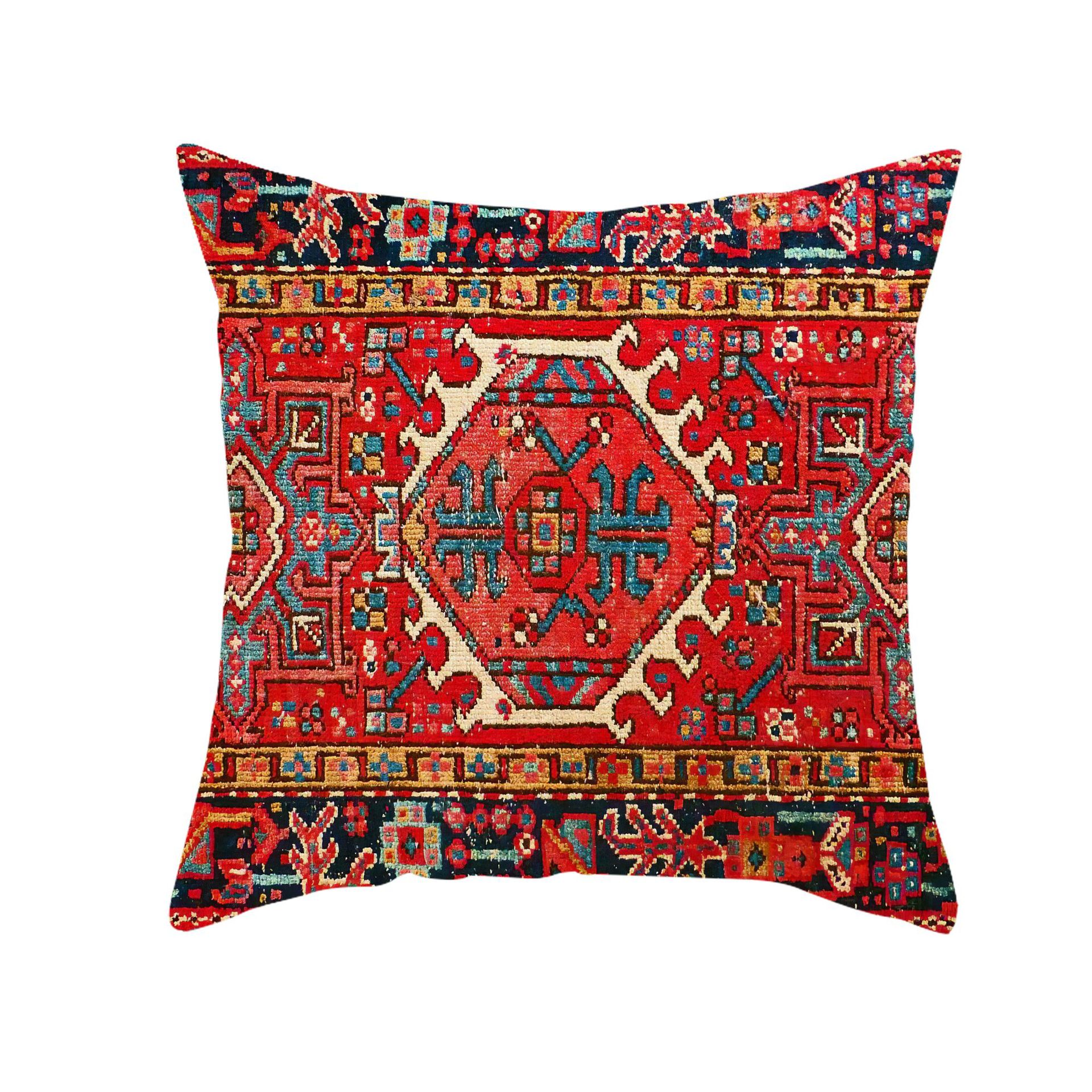 Ethnic Style Pattern Linen Cushion Cover
