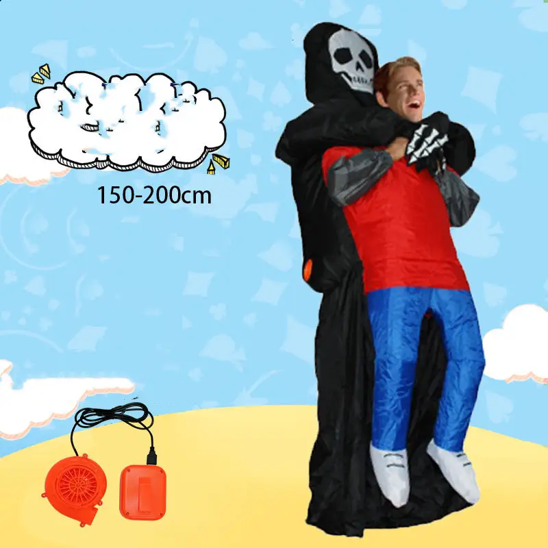 Inflatable Grim Reaper Carry Costume