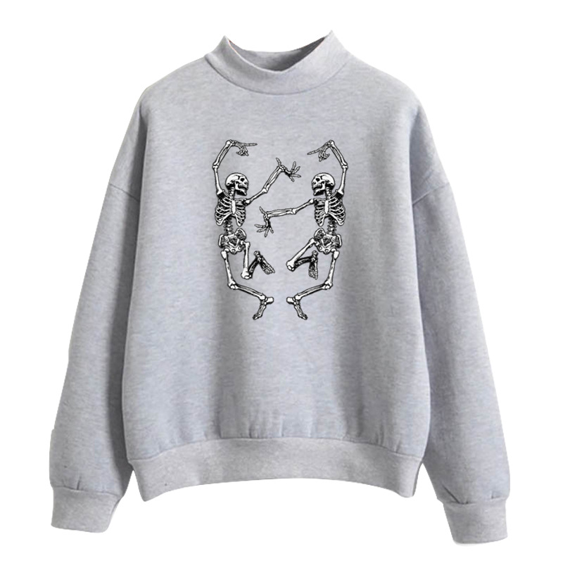 Title 6, Dancing Skull Fun Print Pullover Halloween Street