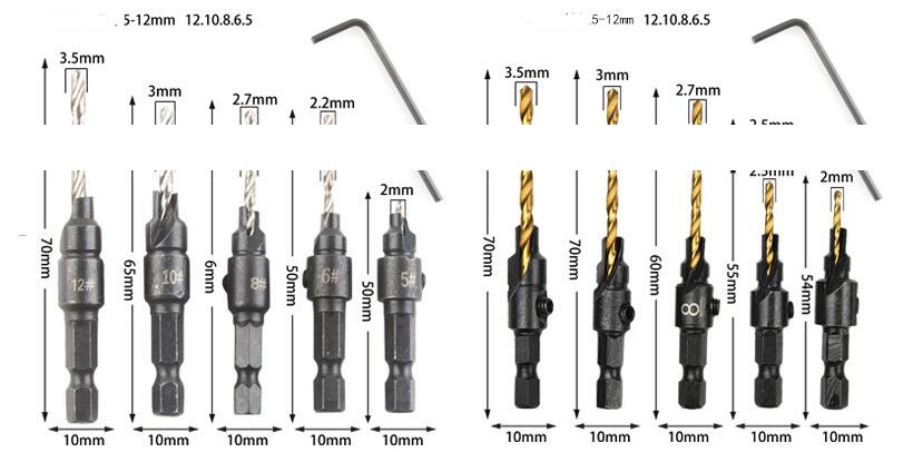 Conical Hexagon Reamer Carpenter’s Hole Opener