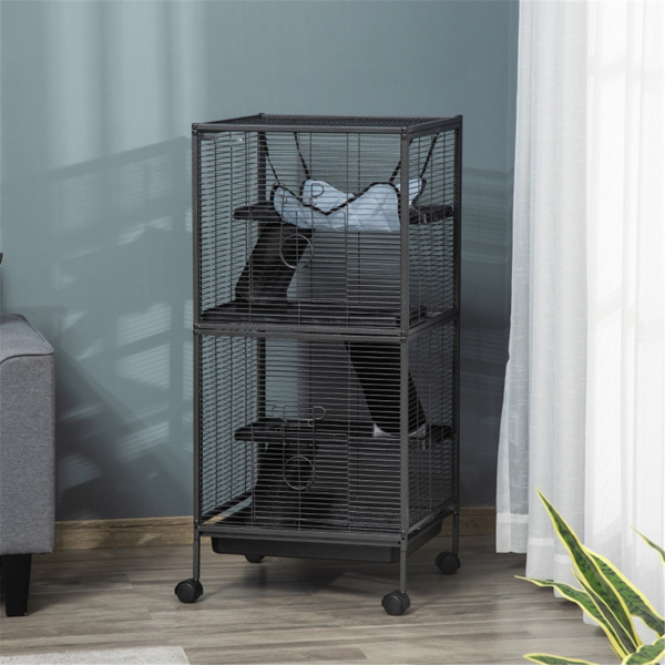 Pet Cages, Totoro Cages, Shipping, WalMart Banned, No Shipments On Weekends Silver Gray Black - Shop at LoveMi