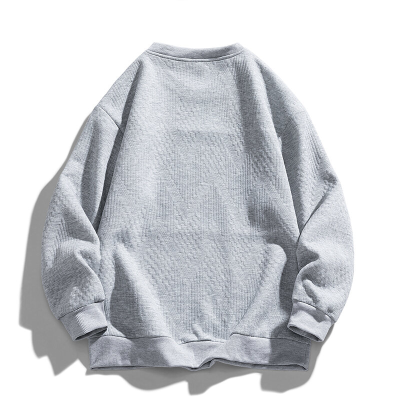 Simple And Versatile Casual Hoodless Pullover Sweater