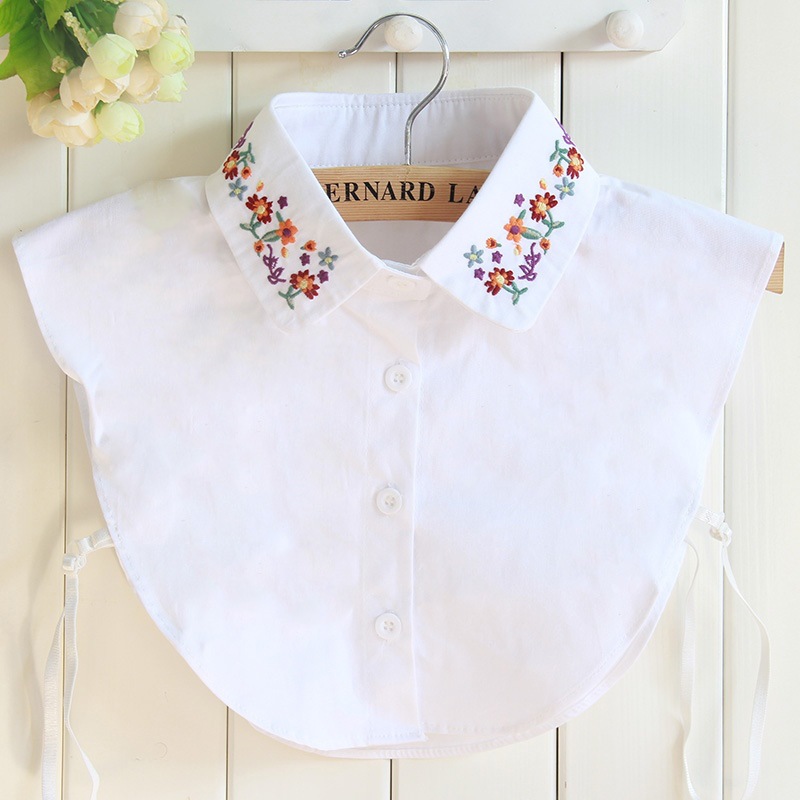 Color Embroidery White