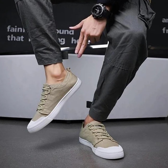 Title 3, Korean Mens Canvas Shoes