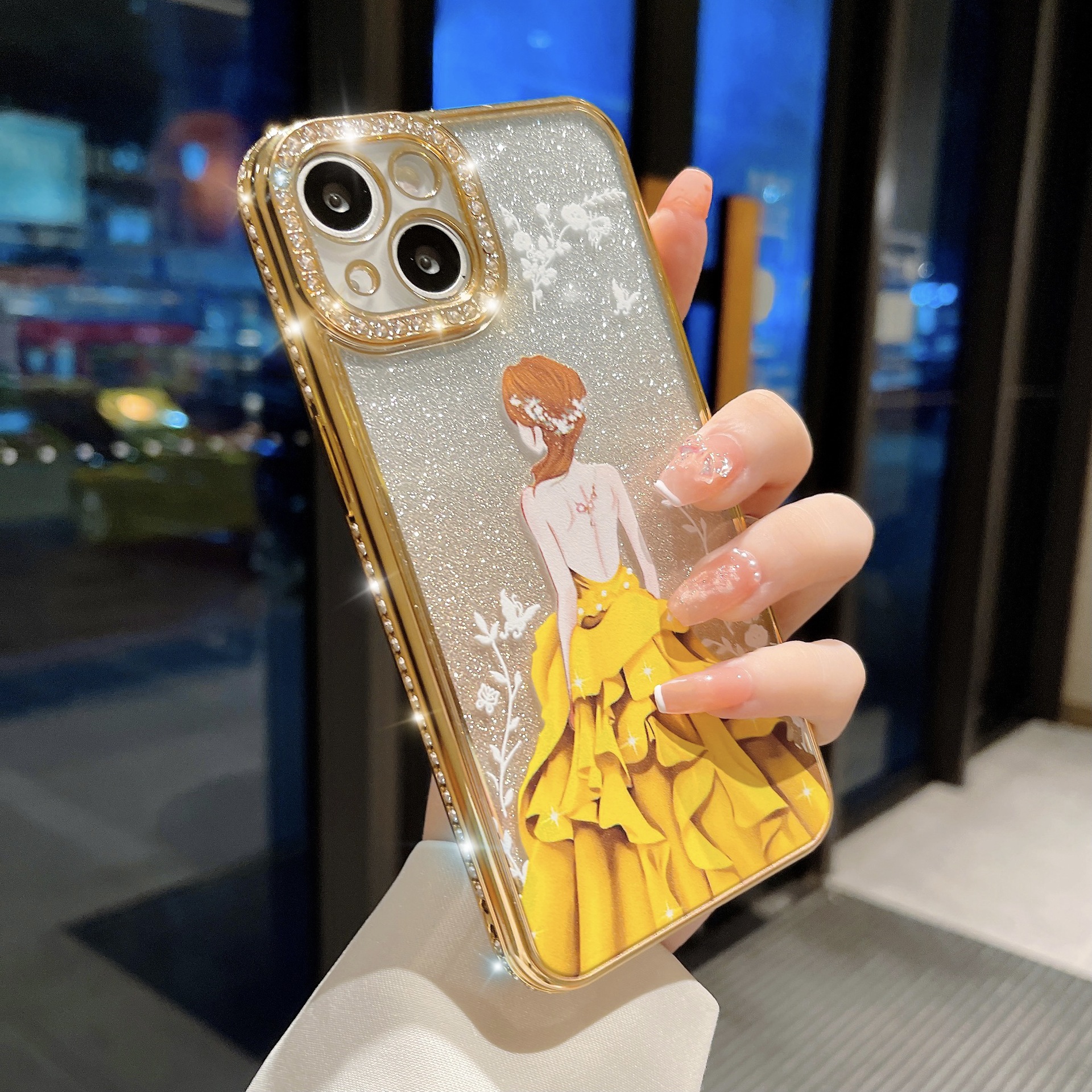 Luxury Glitter Gradient Rhinestone Phone Case - Image 5