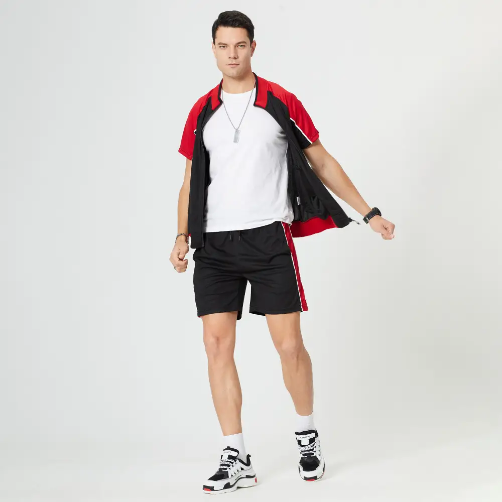 Short Set Of Trendy Men's Casual Sports Suit